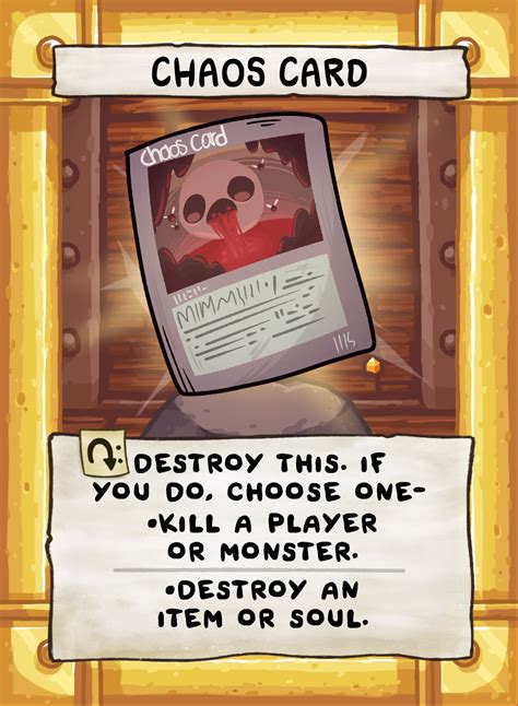 chaos card isaac|How to Unlock Chaos Card (The Binding of Isaac .